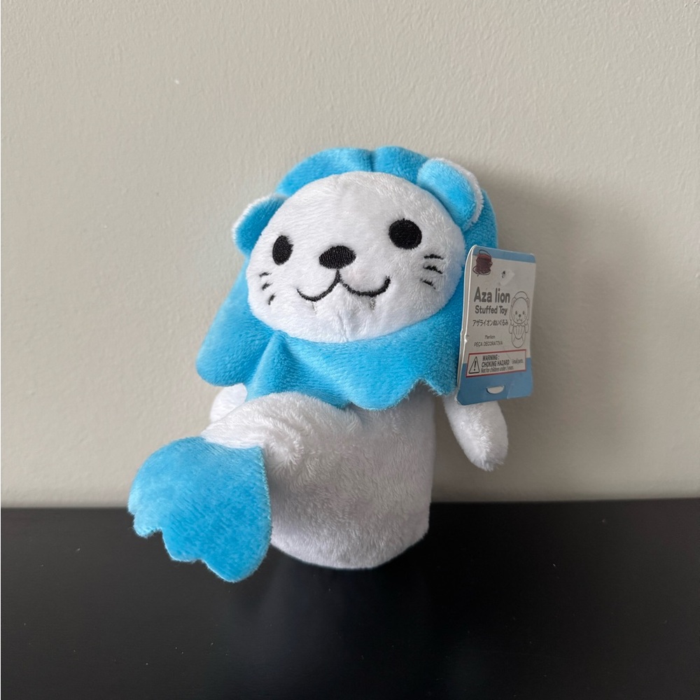 Blue and White Japanese Sea Lion Plush